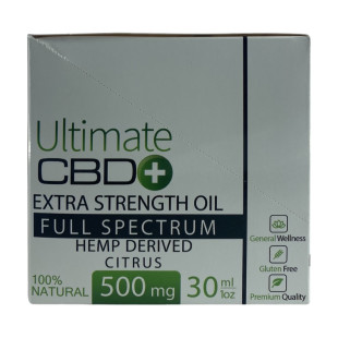 Ultimate CBD Oil 500mg - 30ml/1oz